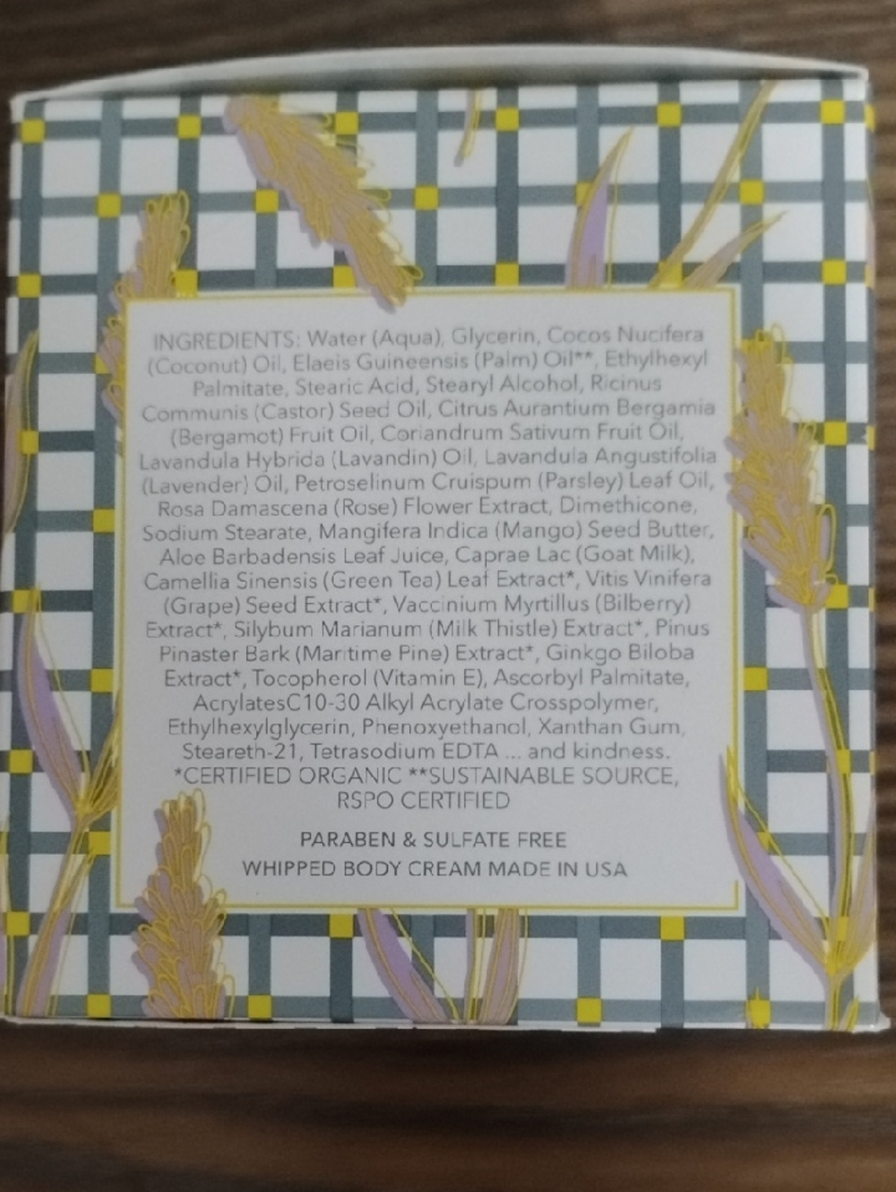 Beekman 1802 Lavender Whipped Body Cream - 8 OZ - Picture 2 of 4